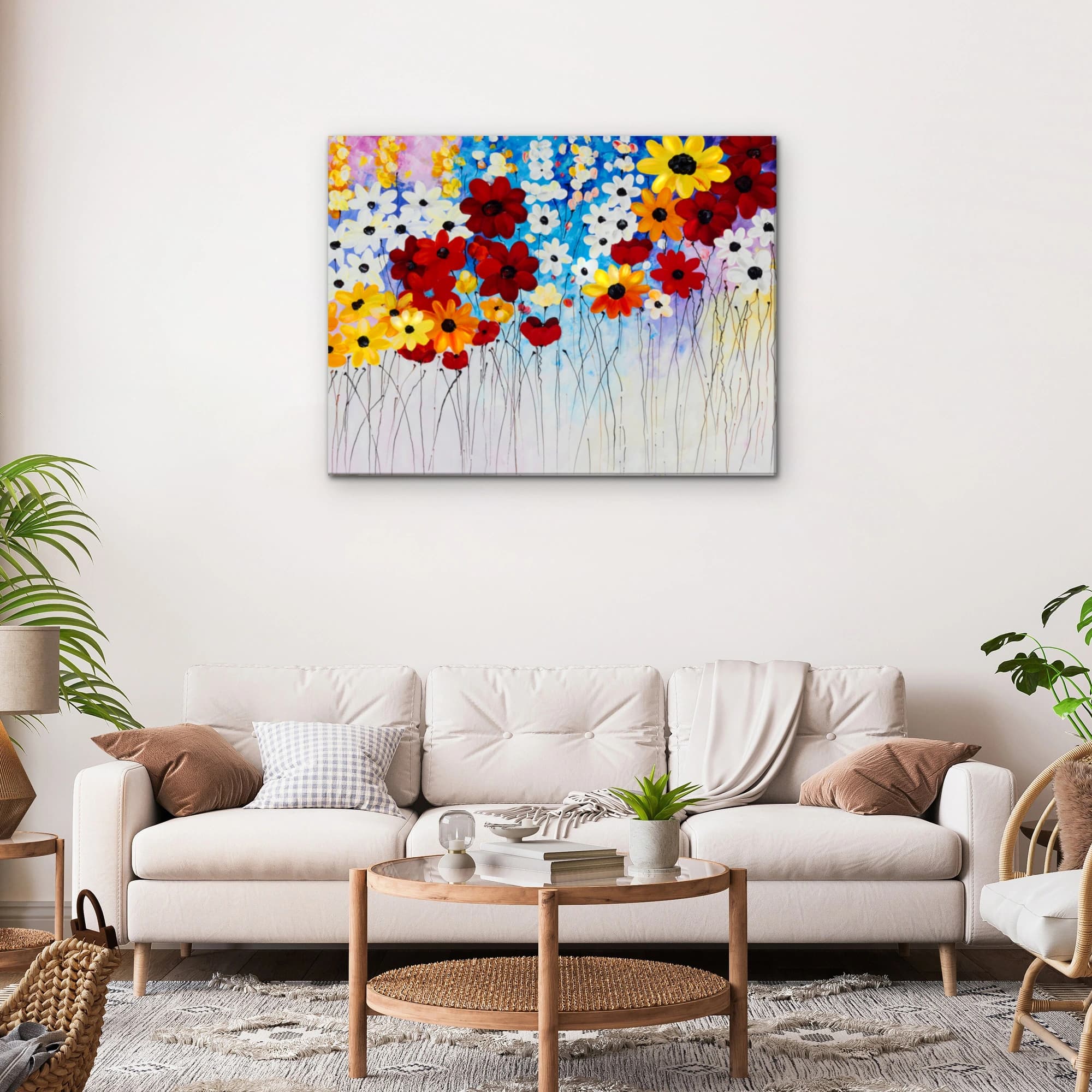 유화 꽃그림 (80X60CM) 이미지 10