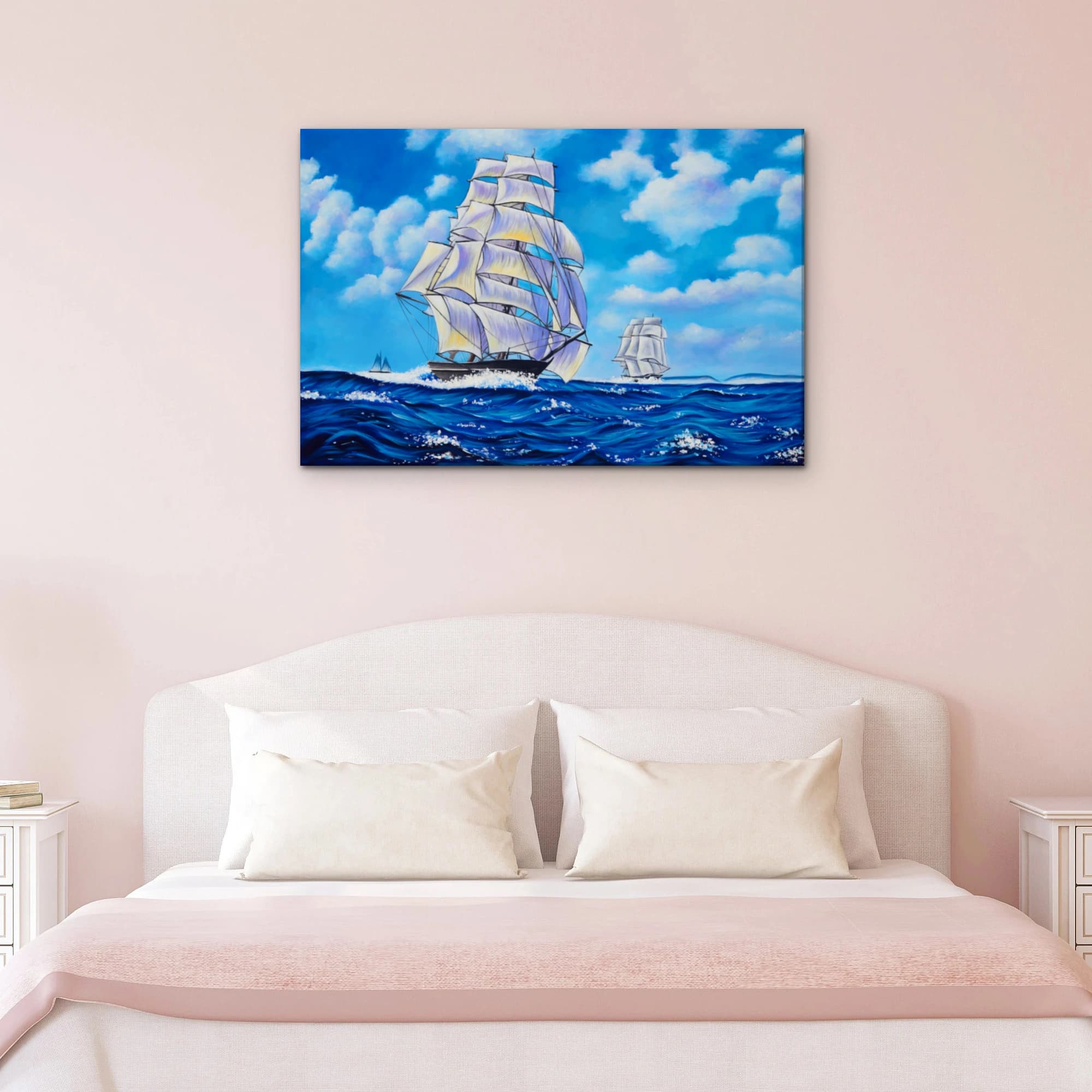 배 그림 3 (돛단배 바다 그림) 60X90CM 이미지 8