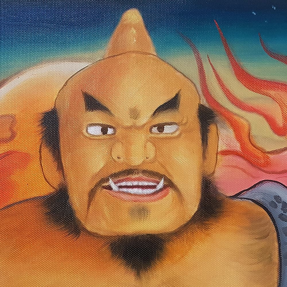 도깨비 그림 (80X60 CM) 이미지 4