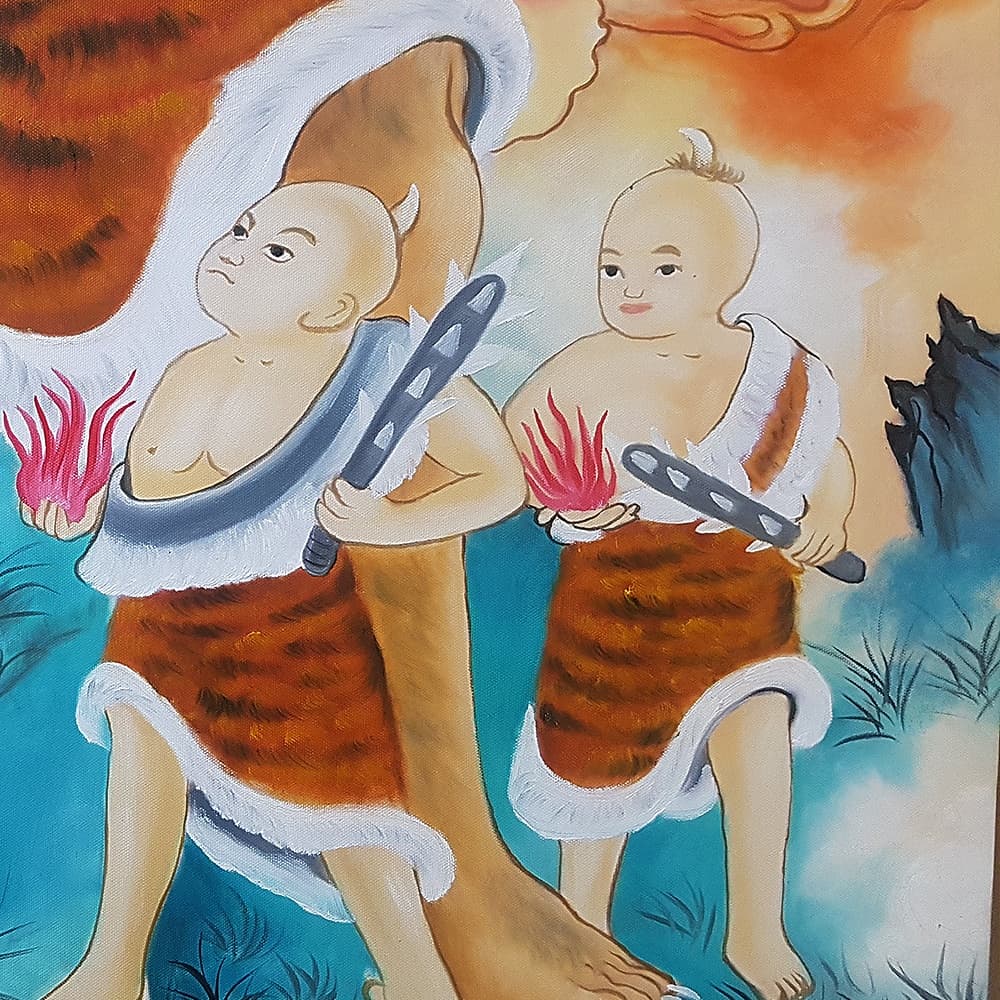 도깨비 그림 (80X60 CM) 이미지 5