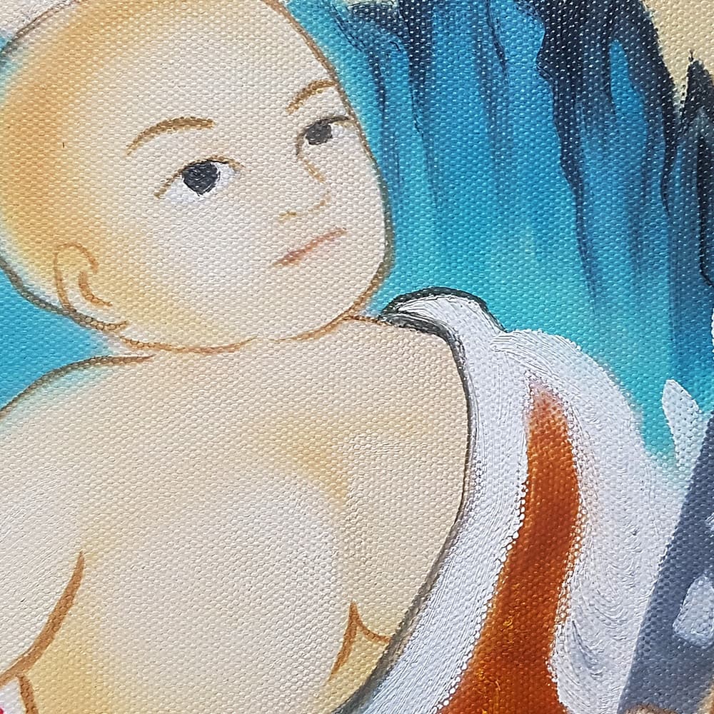 도깨비 그림 (80X60 CM) 이미지 3