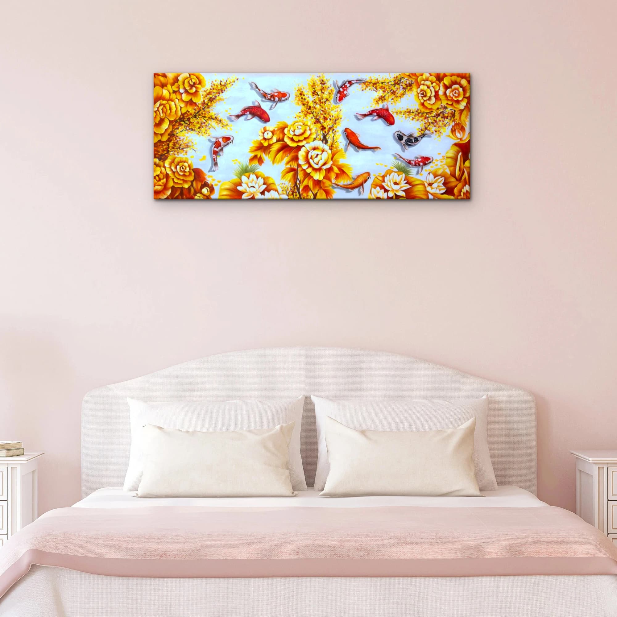 황금 잉어 그림 4 (100X40CM) 이미지 9