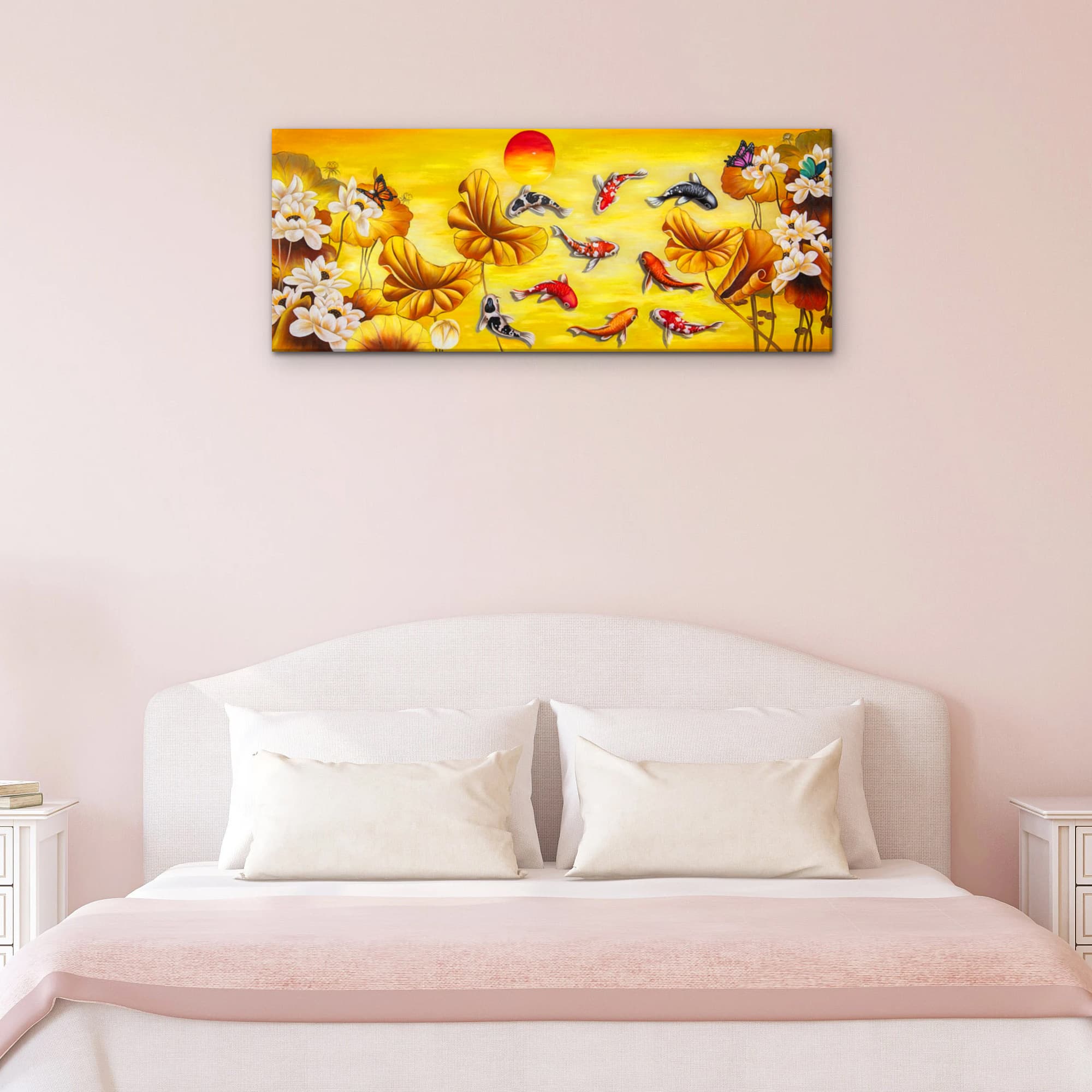 황금 잉어 그림 5 (100X40CM) 이미지 8