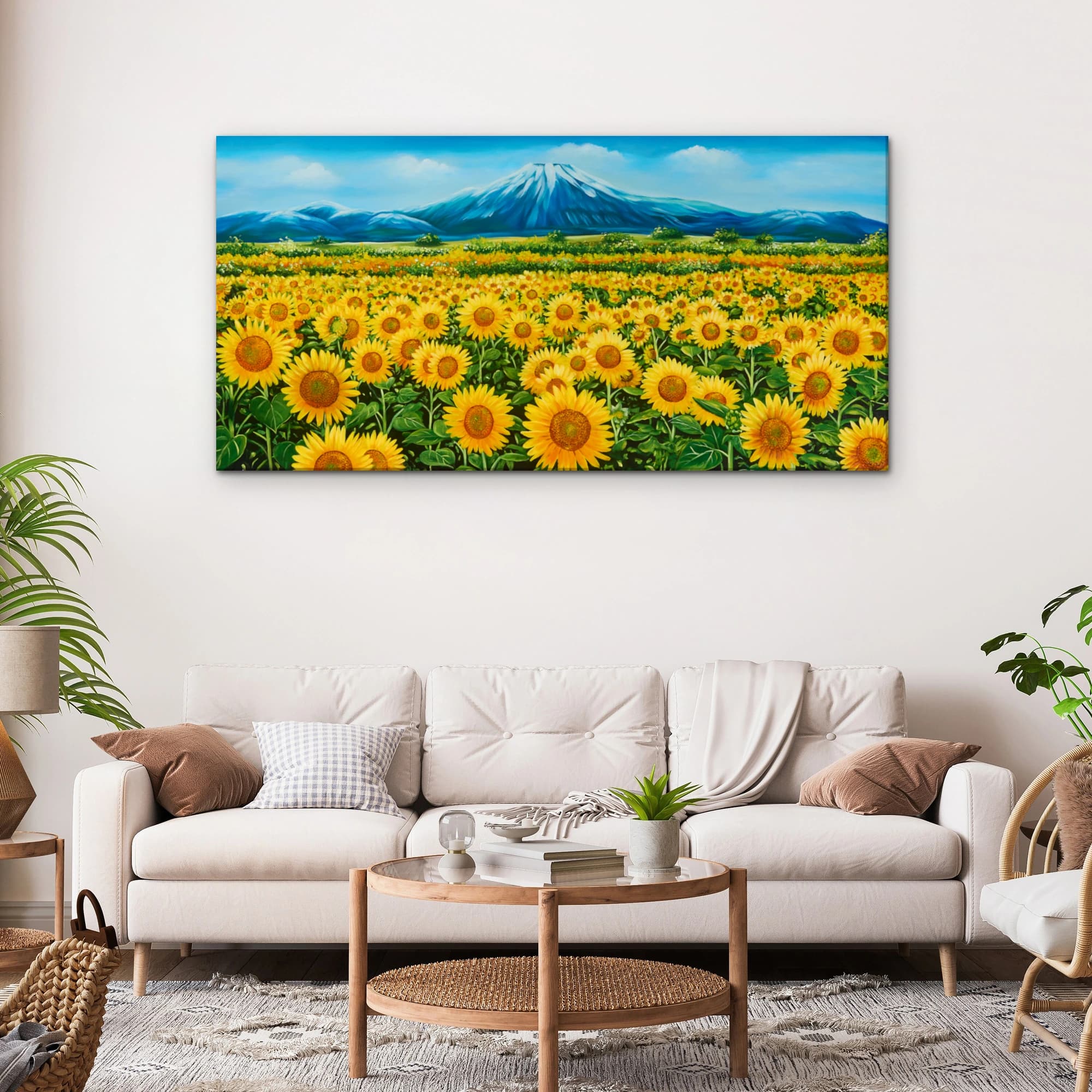 해바라기 그림 14 (120X60CM) 이미지 9