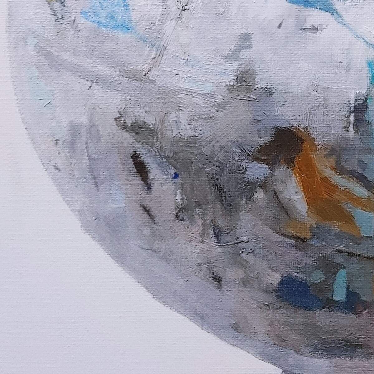 달항아리 그림 (38X38CM) 이미지 5