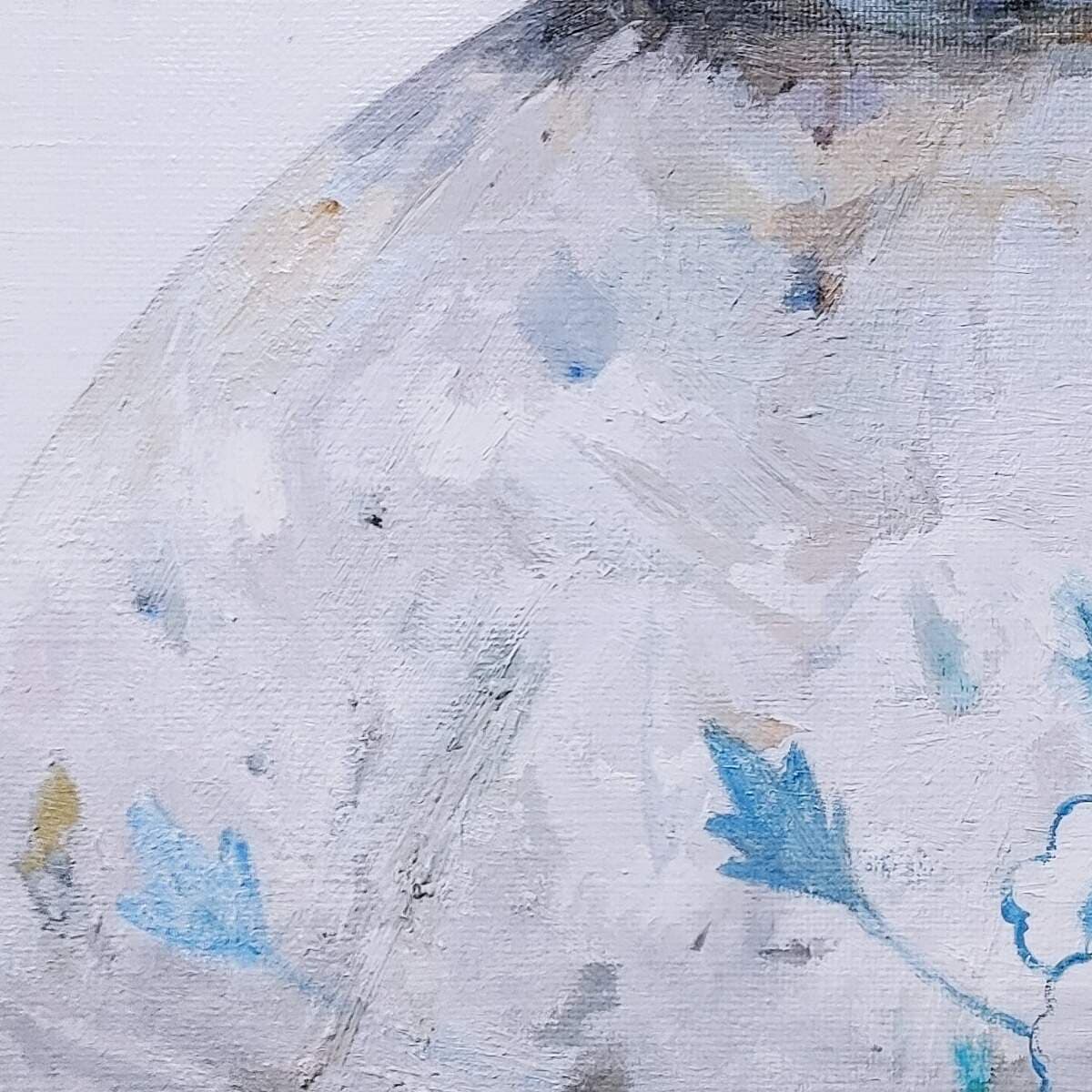 달항아리 그림 디테일 1