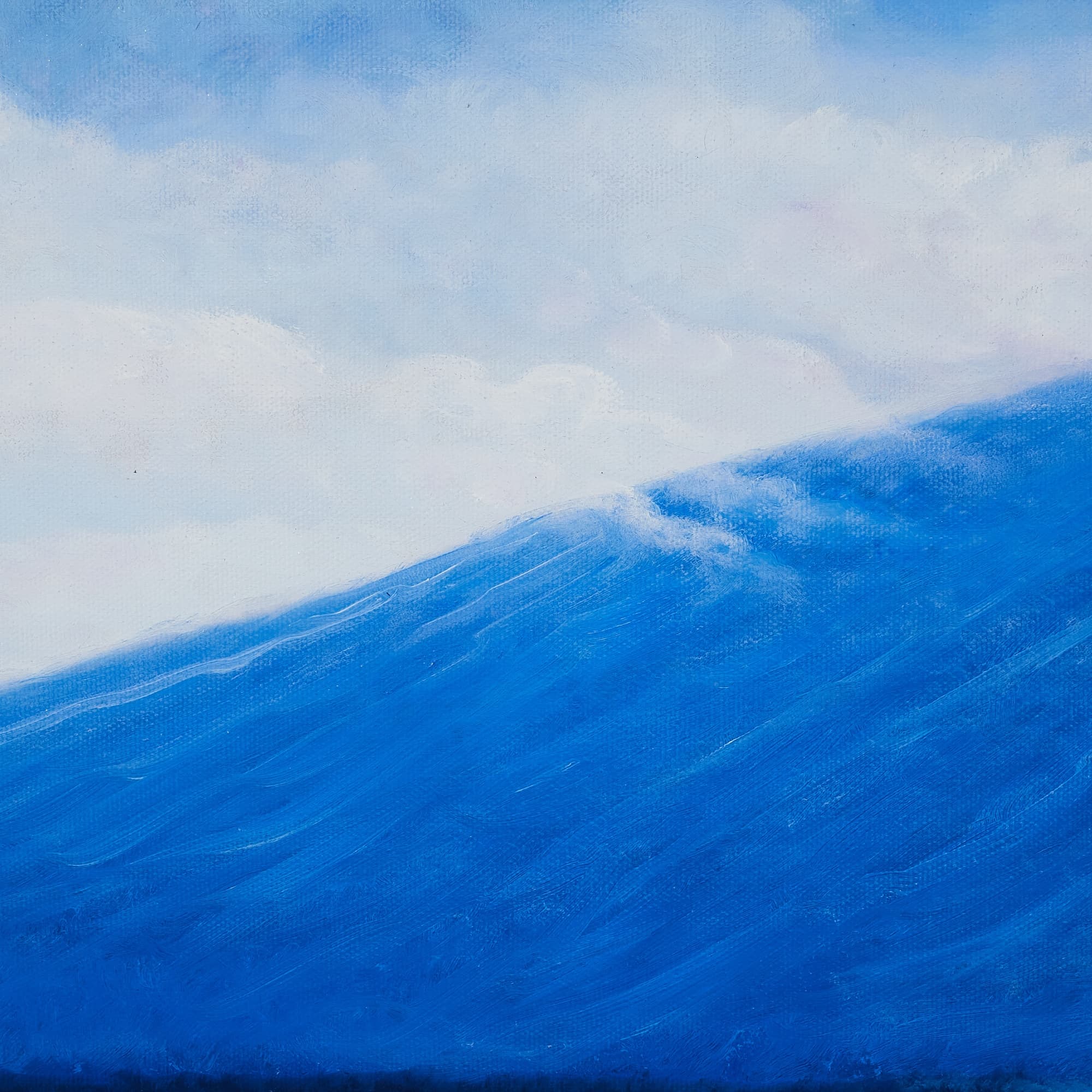 설산의 봄날 풍경화 그림 (50X100CM) 이미지 7