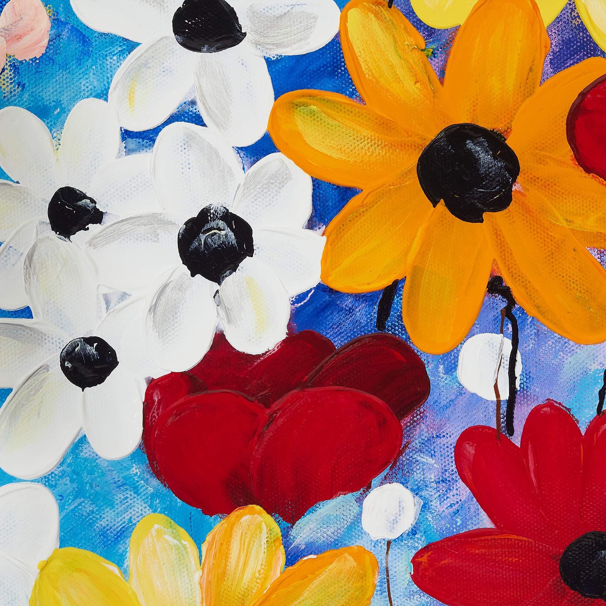 Colorful Wildflower Field Painting image 6