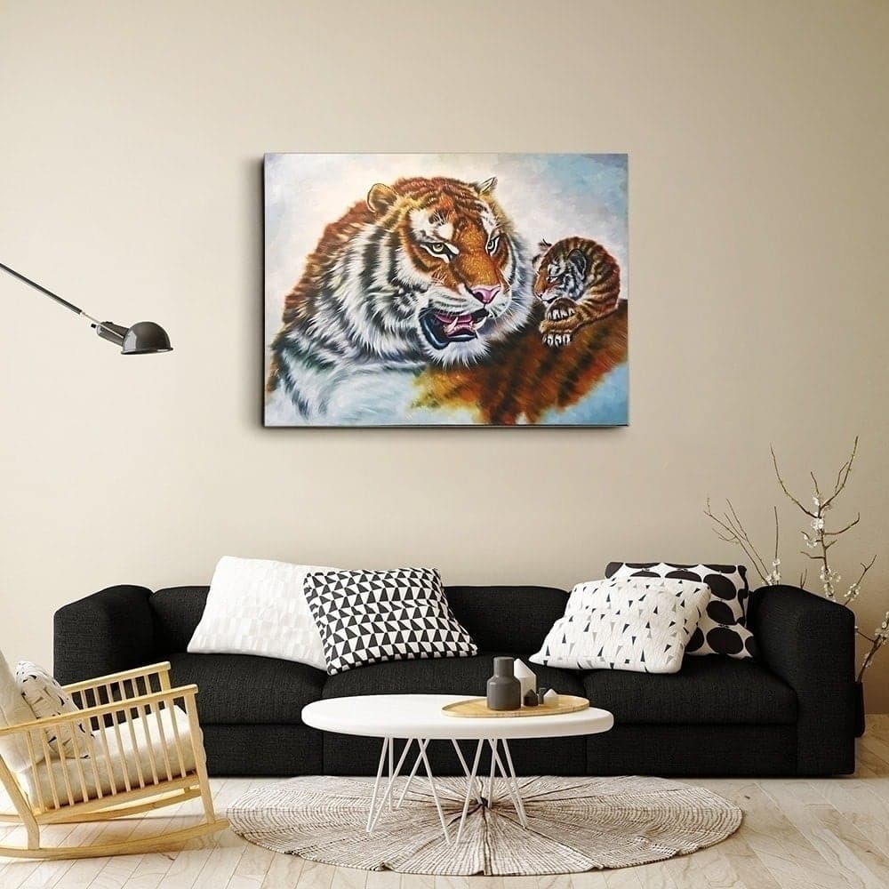 Tiger and Cub Portrait image 2