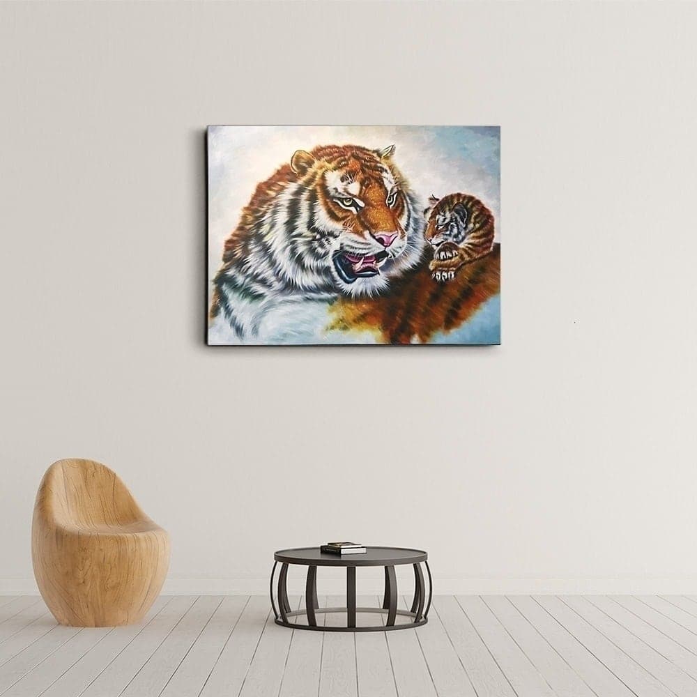 Tiger and Cub Portrait image 3