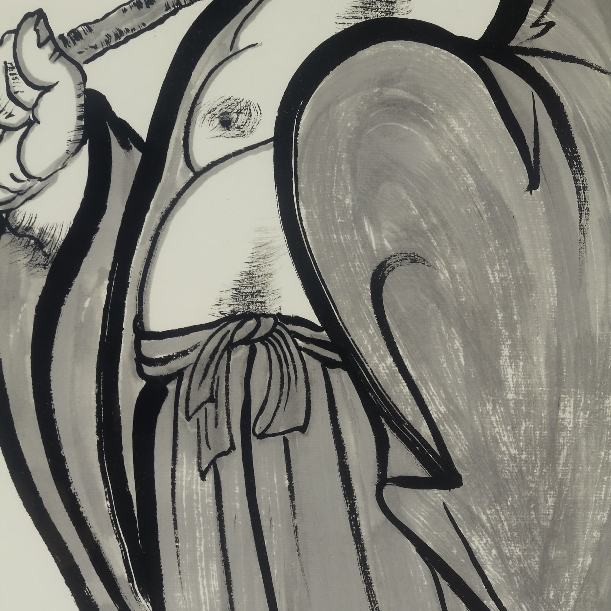 Bodhidharma Full Figure Traditional Framed – All Things Arise from Mind image 4