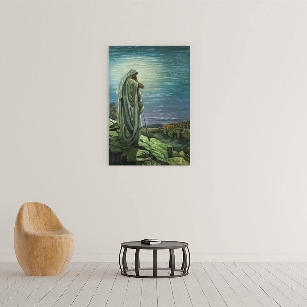 Jesus Overlooking the City image 3