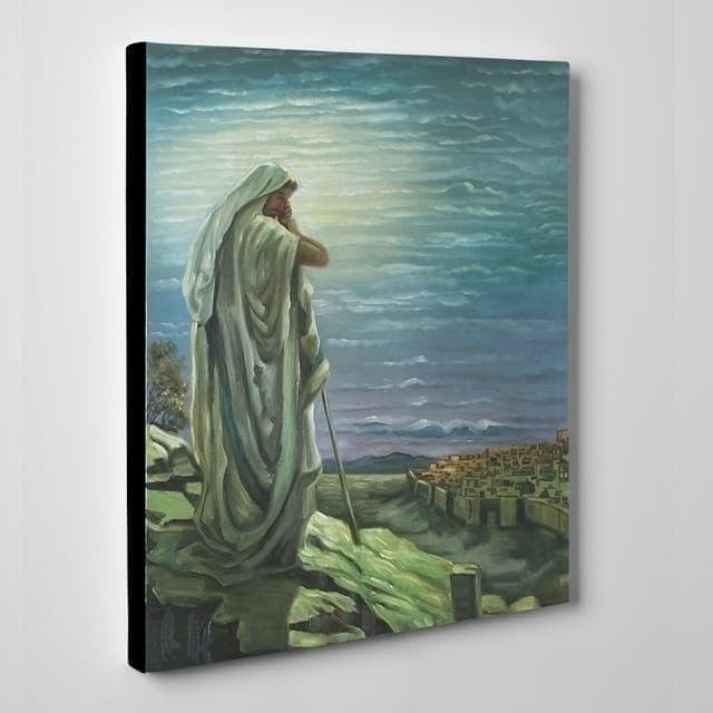 Jesus Overlooking the City image 2