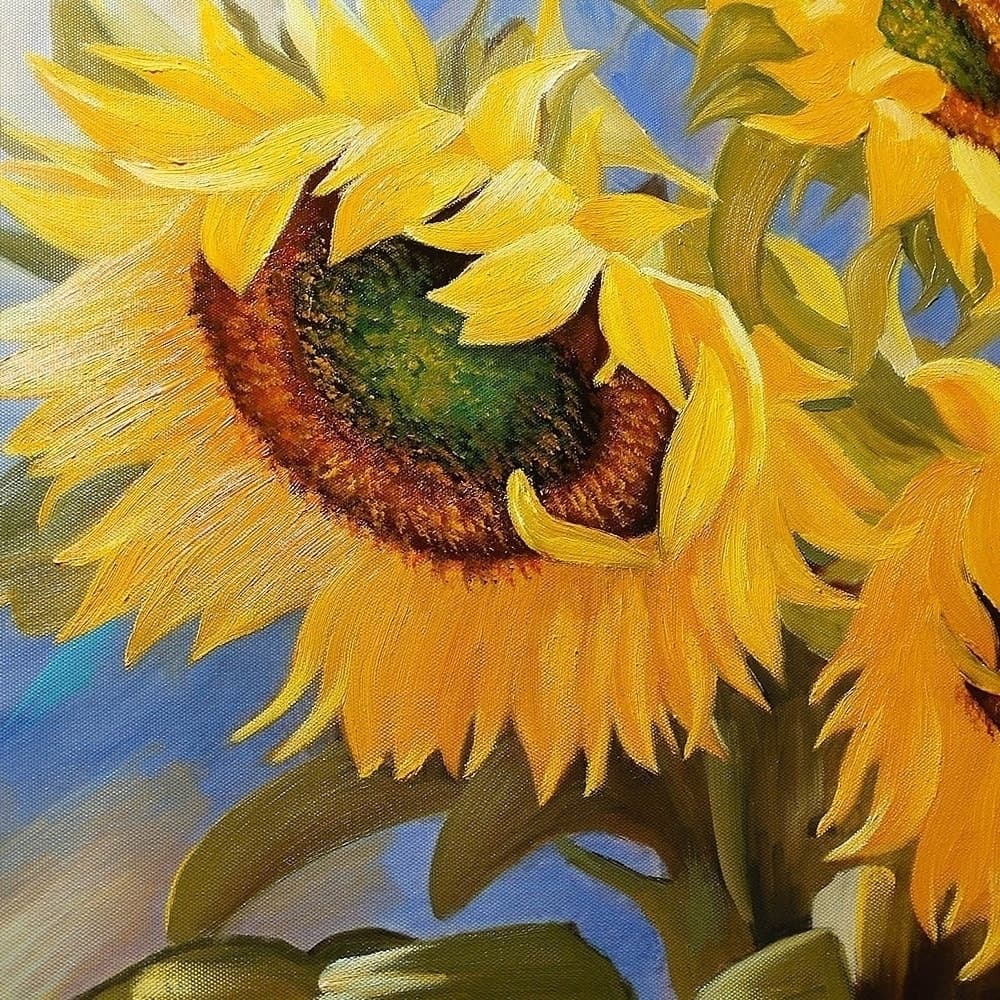 Sunflowers Reaching for the Sky image 6