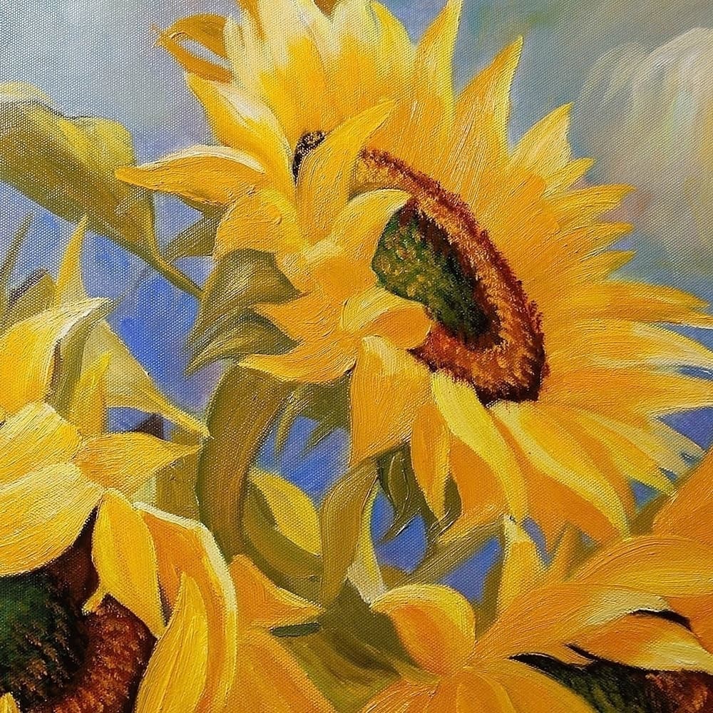 Sunflowers Reaching for the Sky image 3