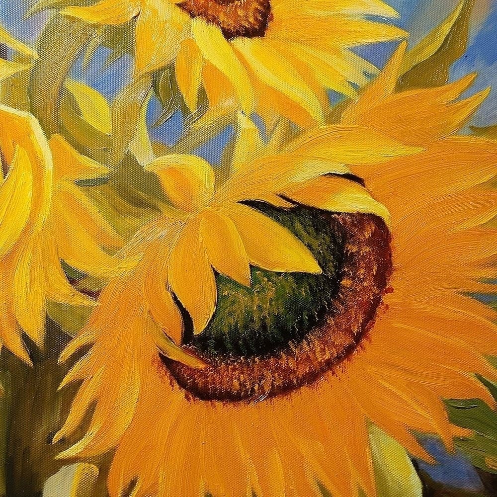 Sunflowers Reaching for the Sky image 5