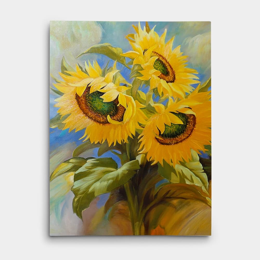 Sunflowers Reaching for the Sky