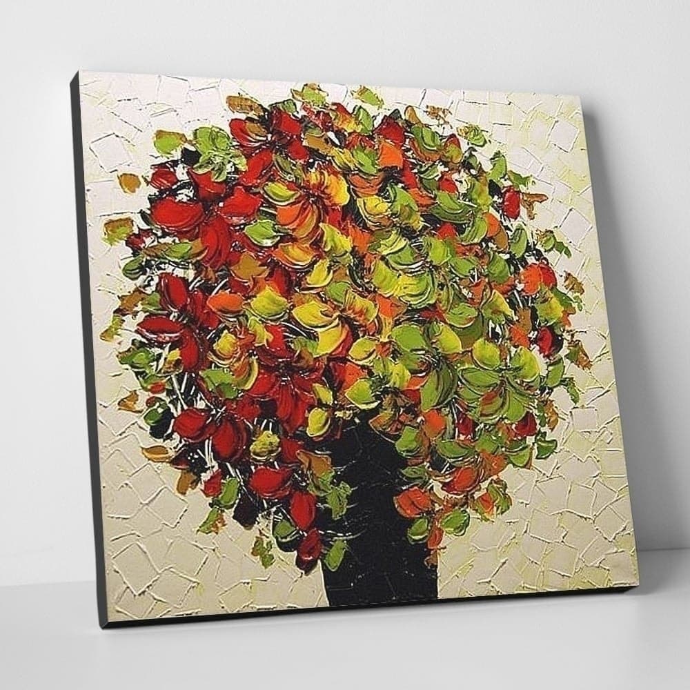 Colorful Abstract Tree Painting image 2