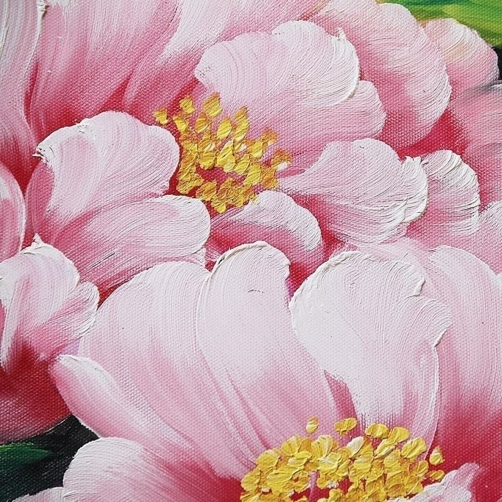 Pink Peony Bouquet on Golden Background image 4