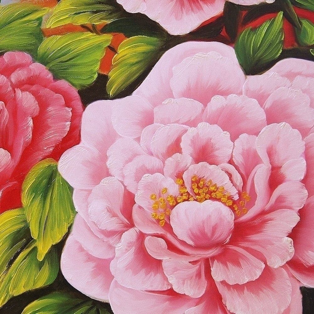 Pink and Red Peonies Under Summer Sky image 3