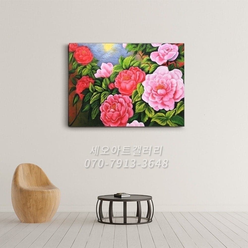 Pink and Red Peonies Under Summer Sky image 2