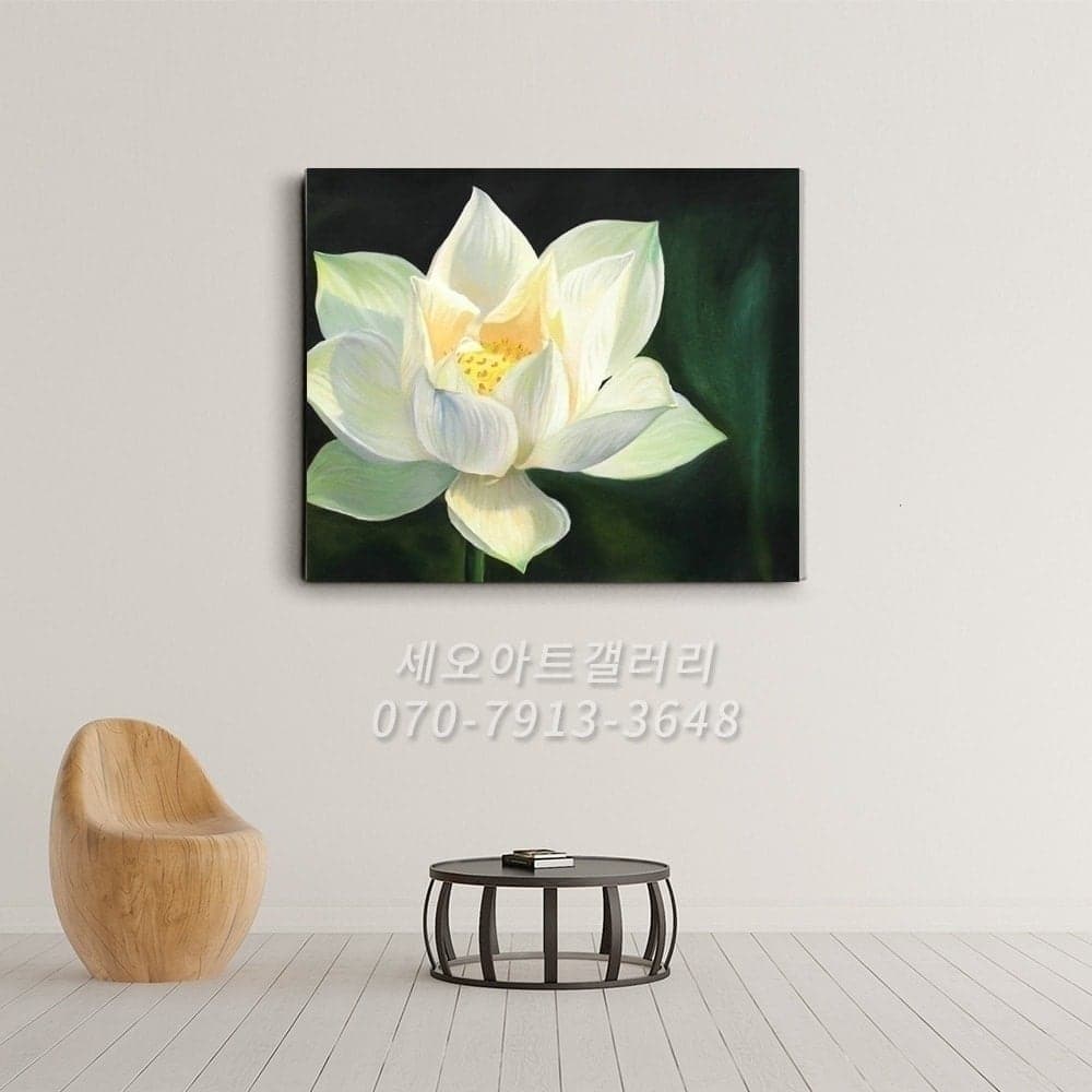 Single White Lotus in Full Bloom image 7