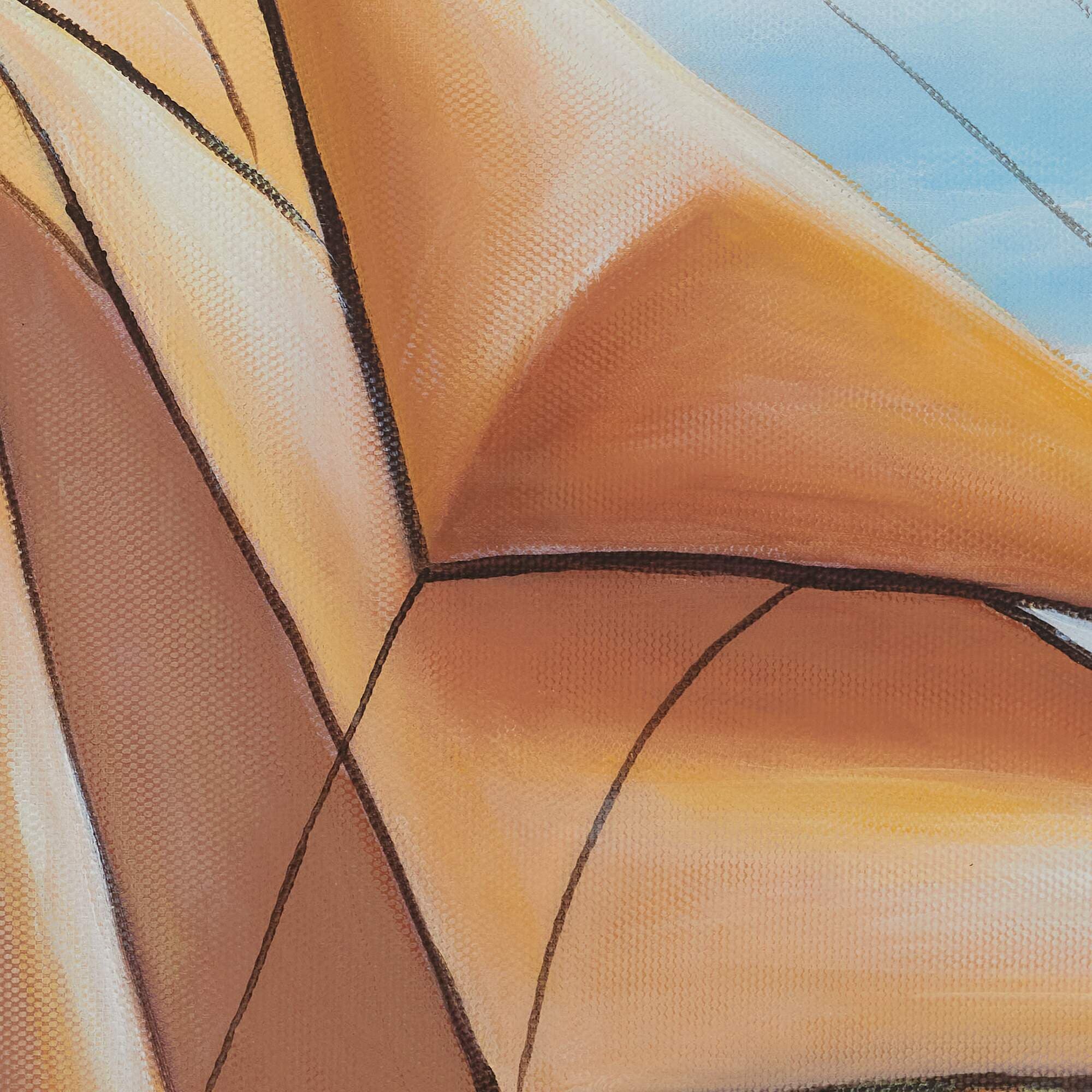 Sailing Ship with Tan Sails at Sea image 6