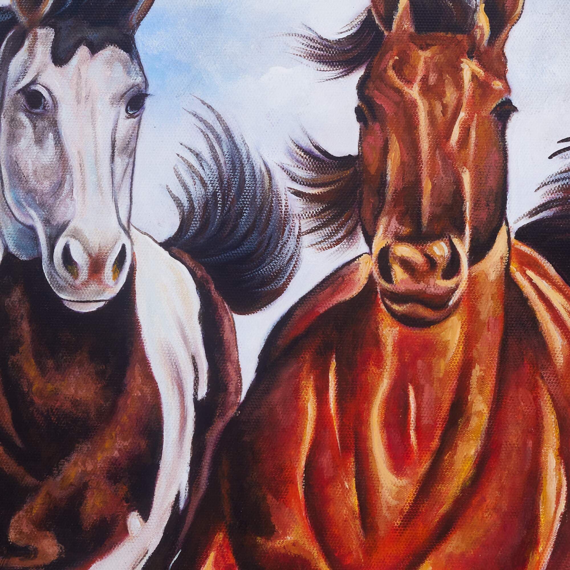Eight Horses Galloping Through the Waves image 3
