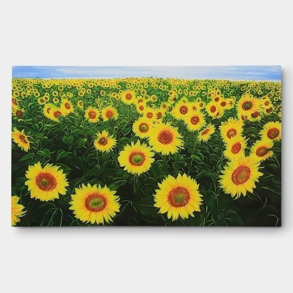 Endless Sunflower Field