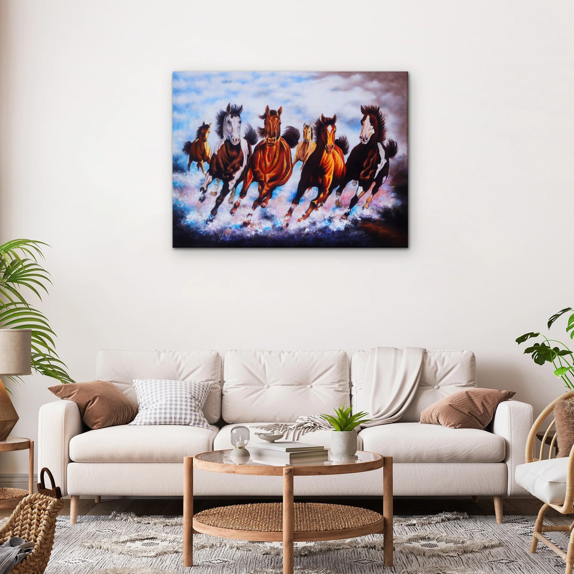 Eight Horses Galloping Through the Waves image 5