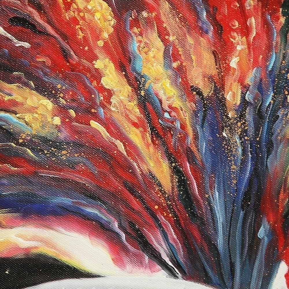 베타 물고기 유화 그림 (108X60CM) image 5