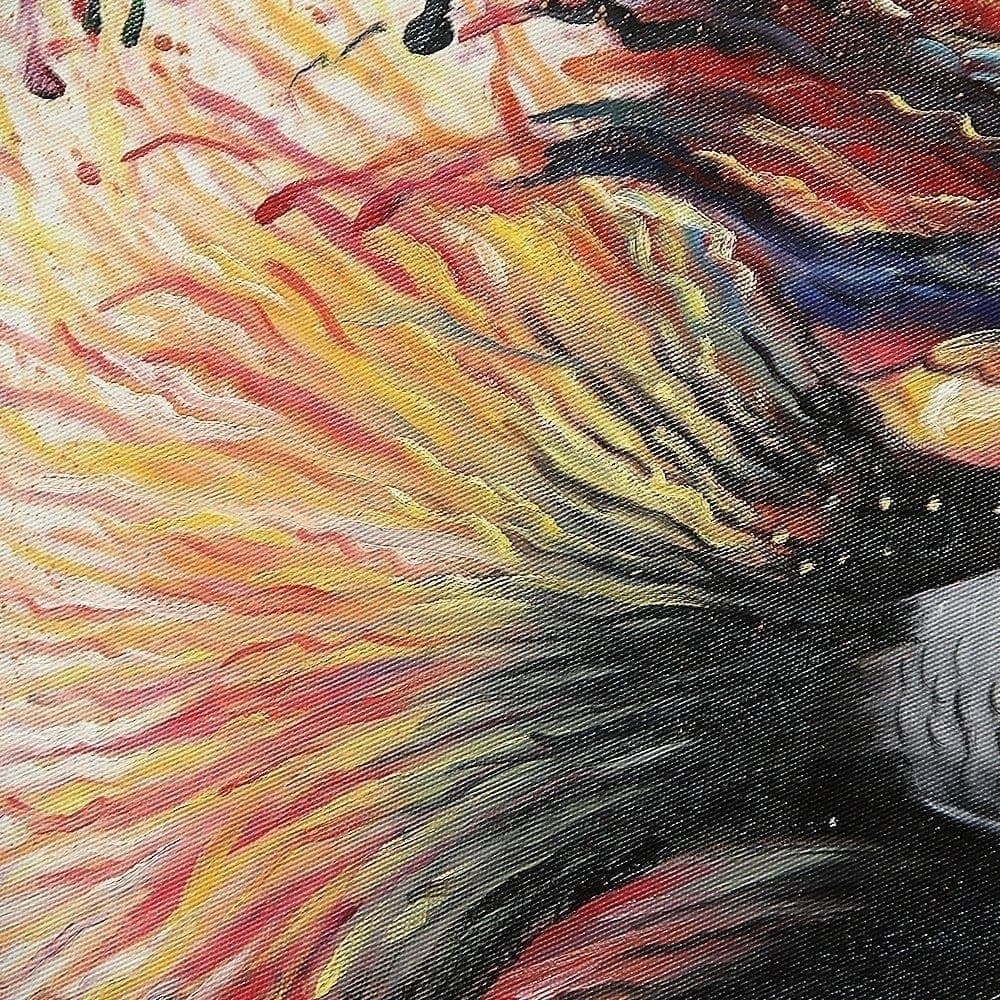 베타 물고기 유화 그림 (108X60CM) image 2