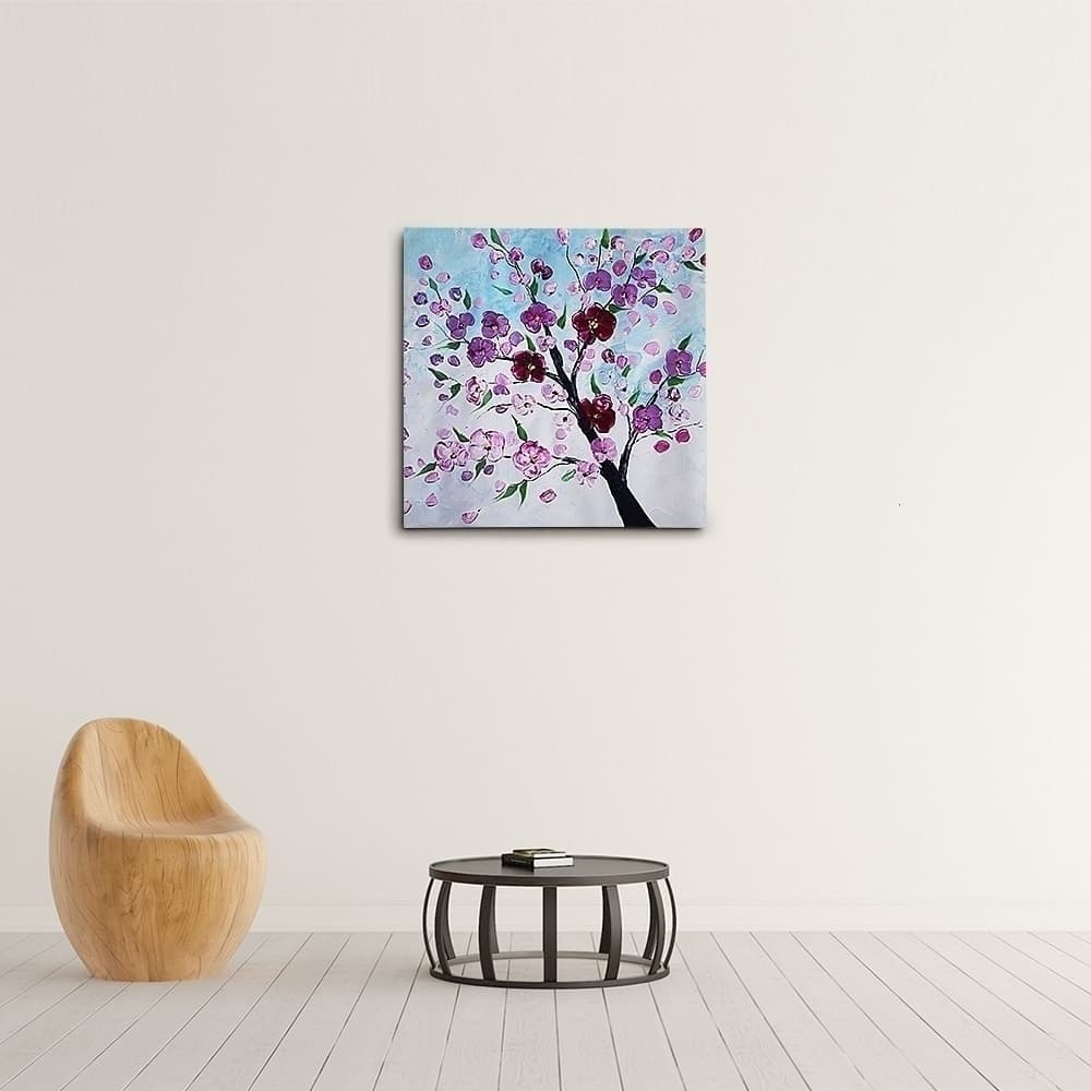 Cherry Blossom Tree in Pink and Purple image 5