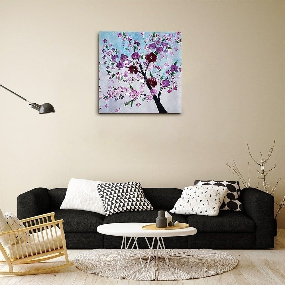 Cherry Blossom Tree in Pink and Purple image 6