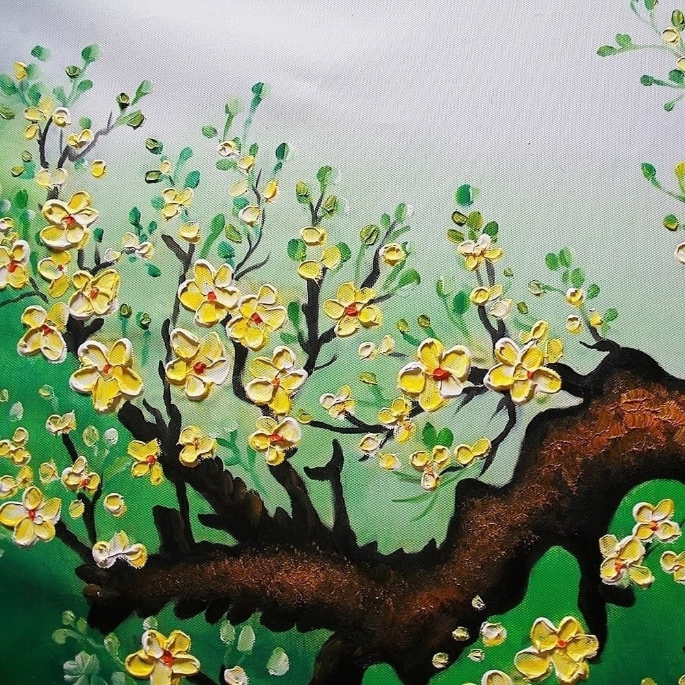 Yellow Plum Blossom Painting image 4