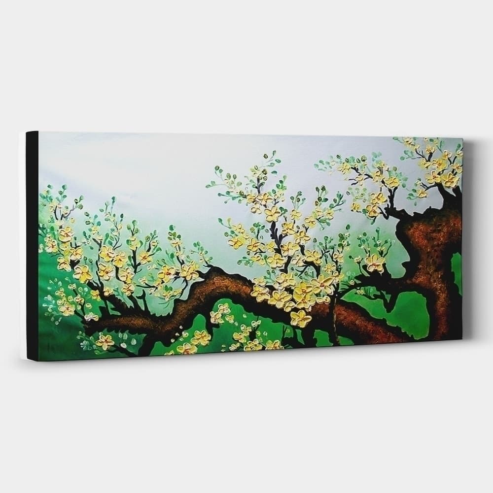 Yellow Plum Blossom Painting image 2