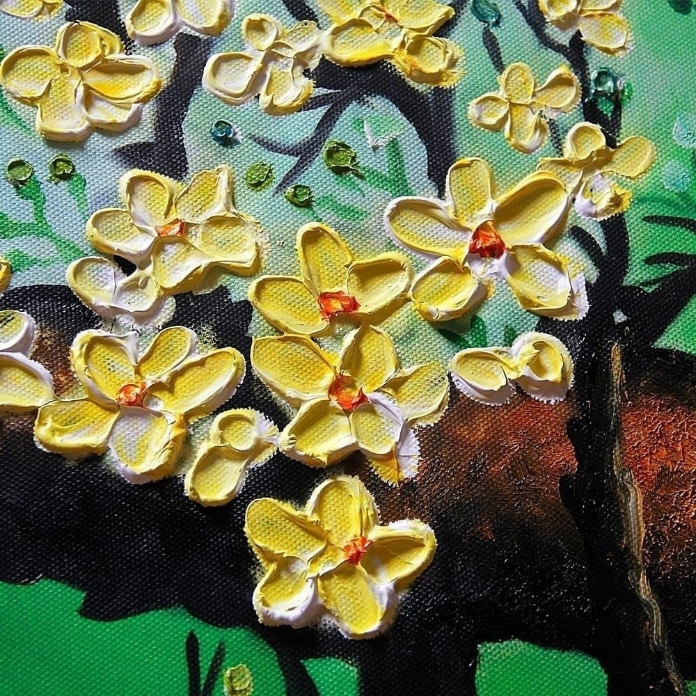 Yellow Plum Blossom Painting image 6
