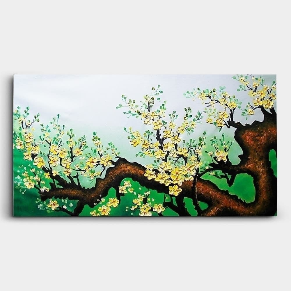 Yellow Plum Blossom Painting