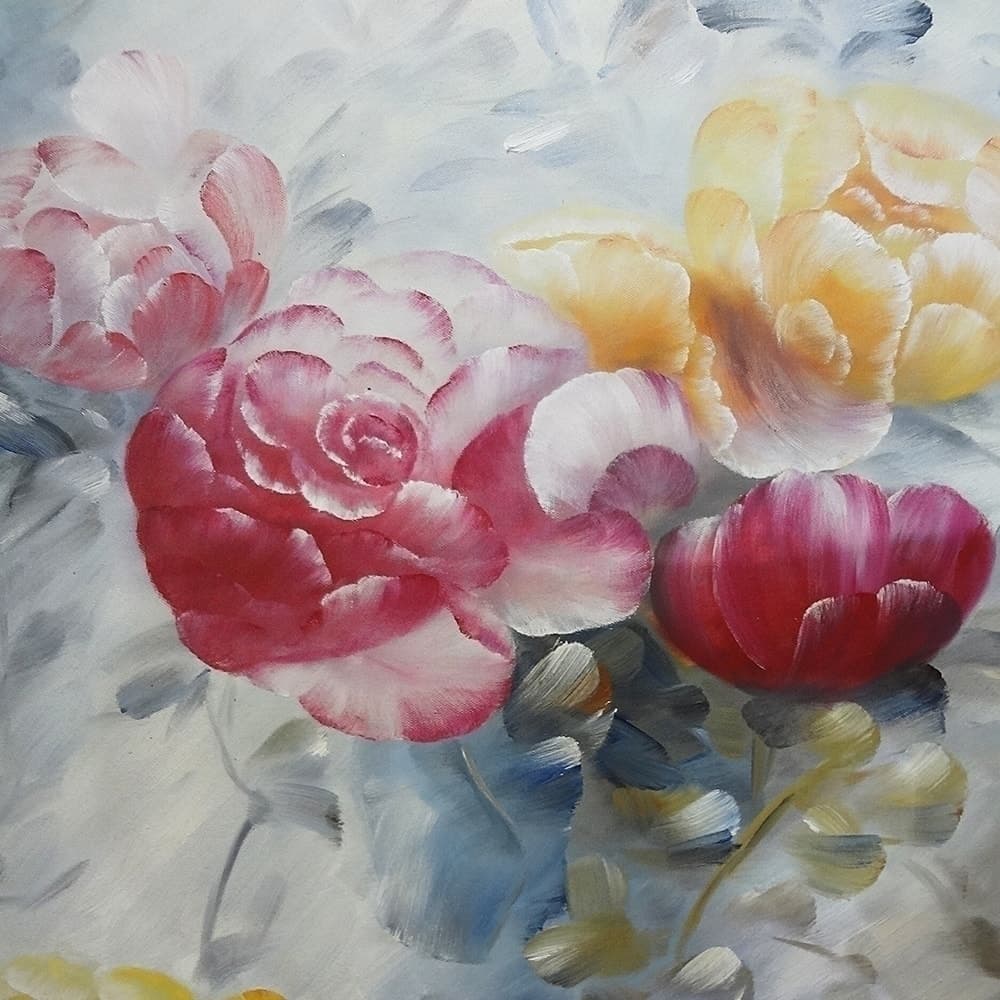 Peonies in Misty Blue Diptych image 5