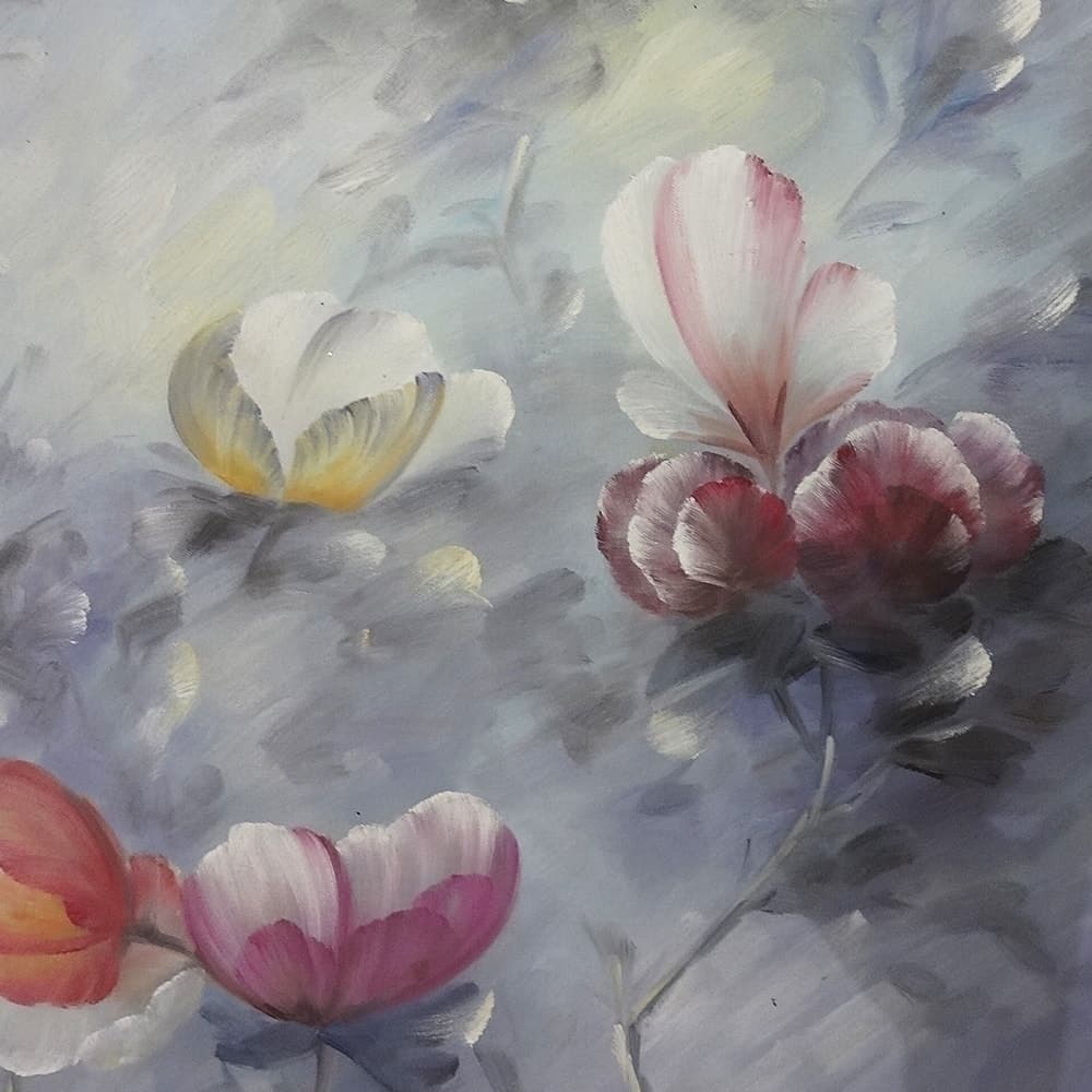 Peonies in Misty Blue Diptych image 3
