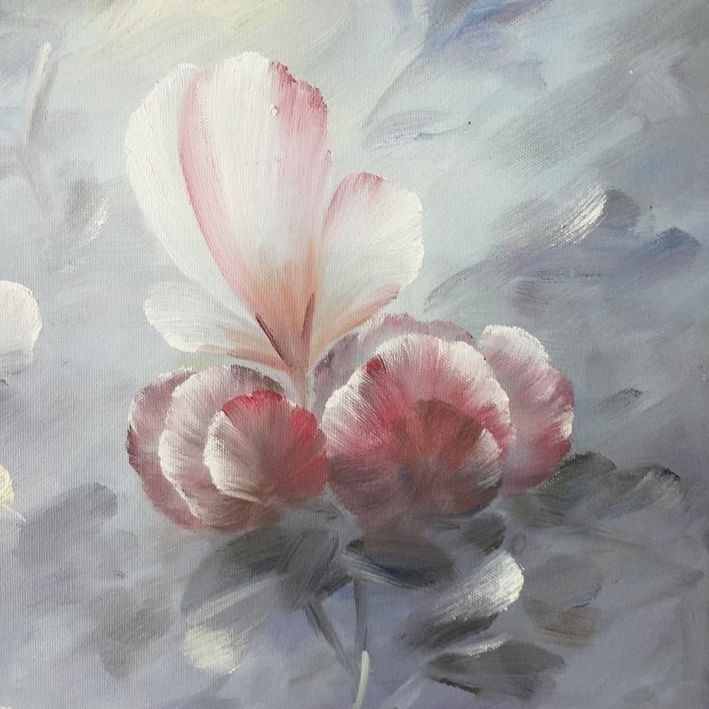 Peonies in Misty Blue Diptych image 4