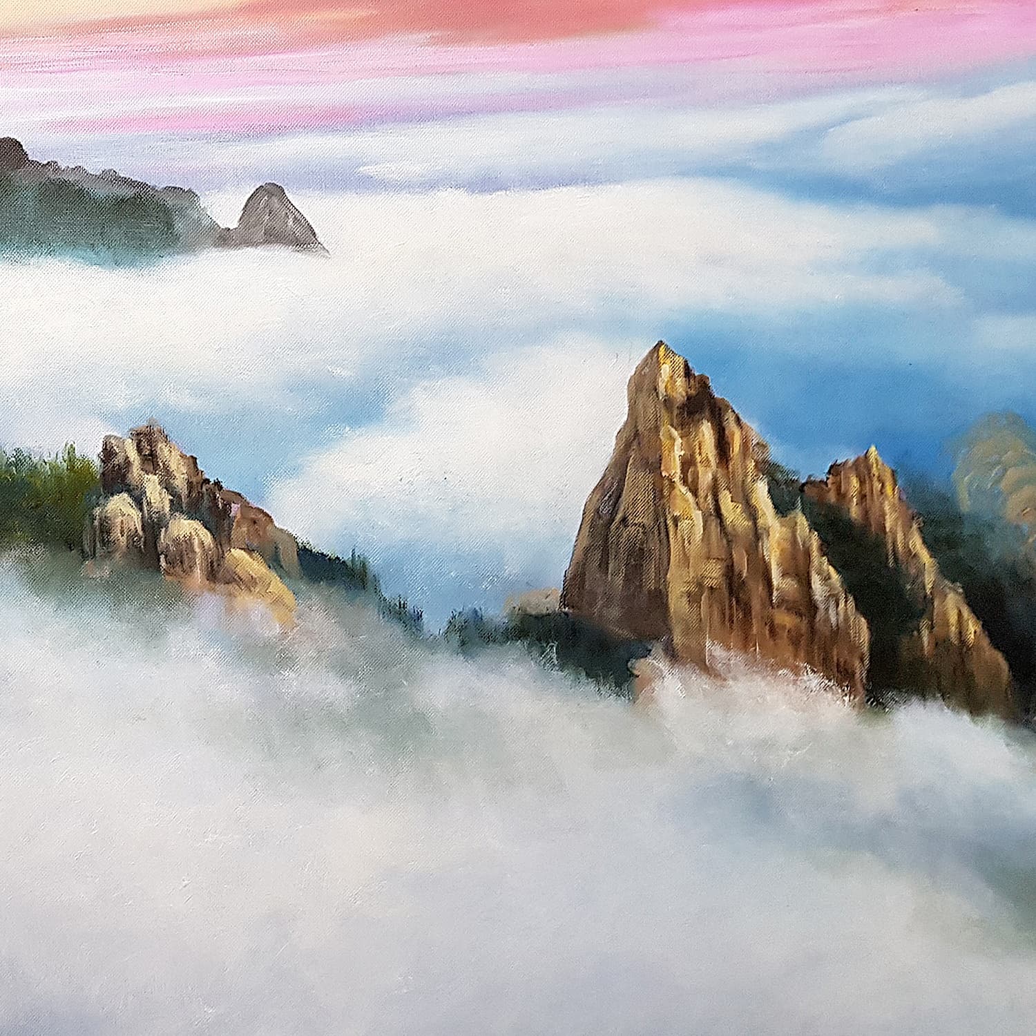 Mountain Peaks Above the Sea of Clouds image 5