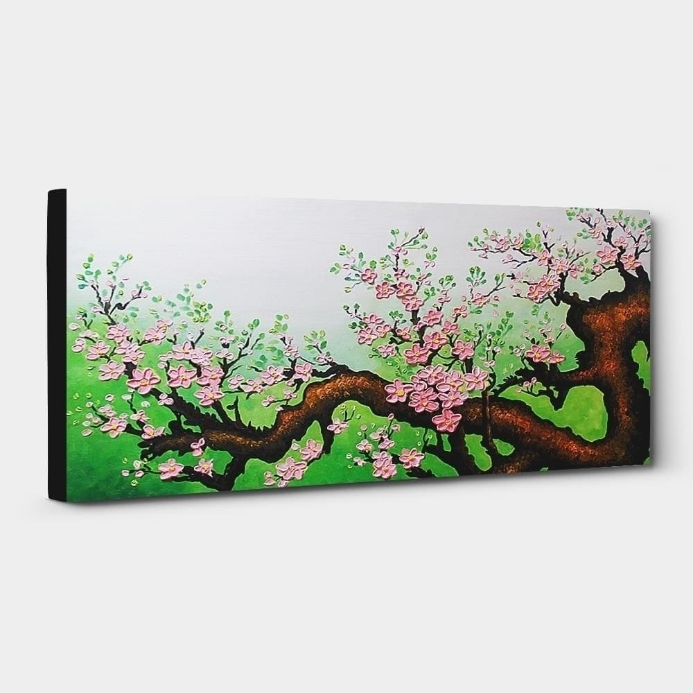 Pink Plum Blossom Painting image 2