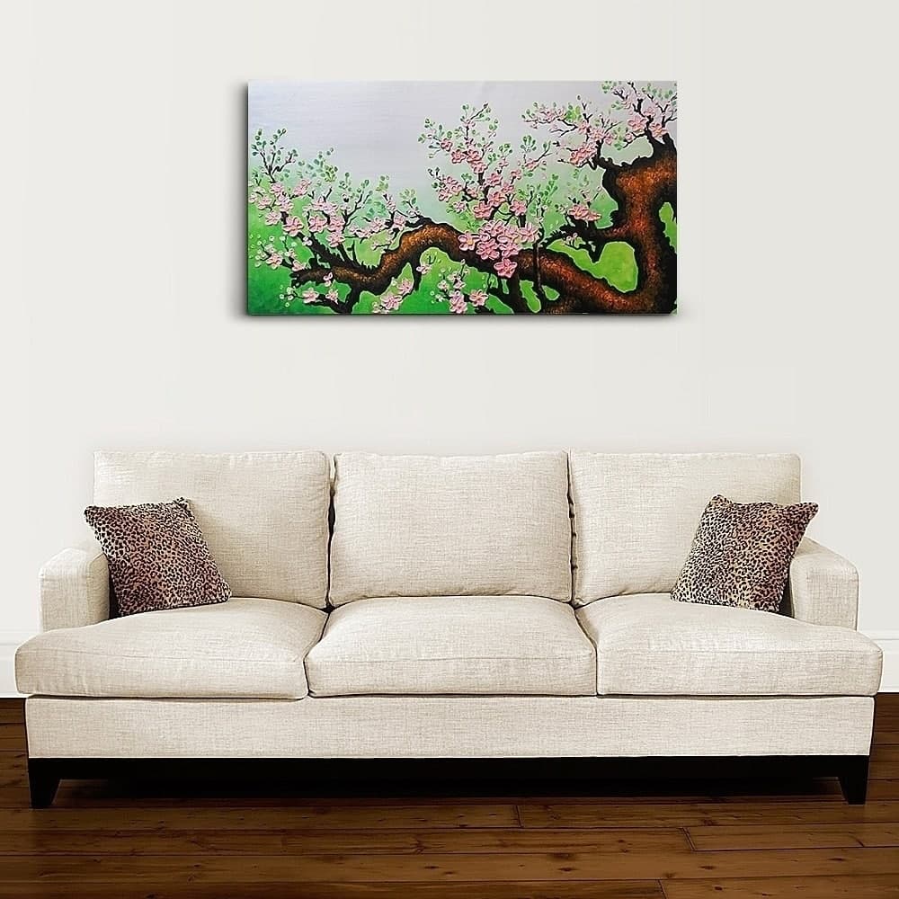 Pink Plum Blossom Painting image 7