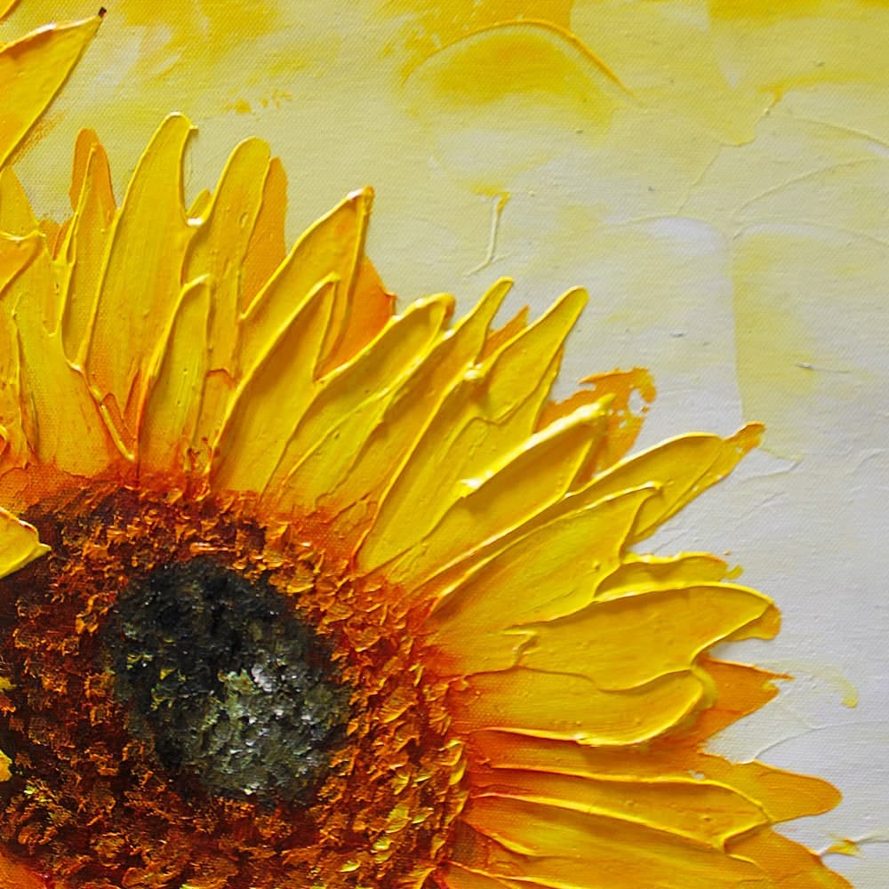 Sunflower Triptych Close-Up image 3
