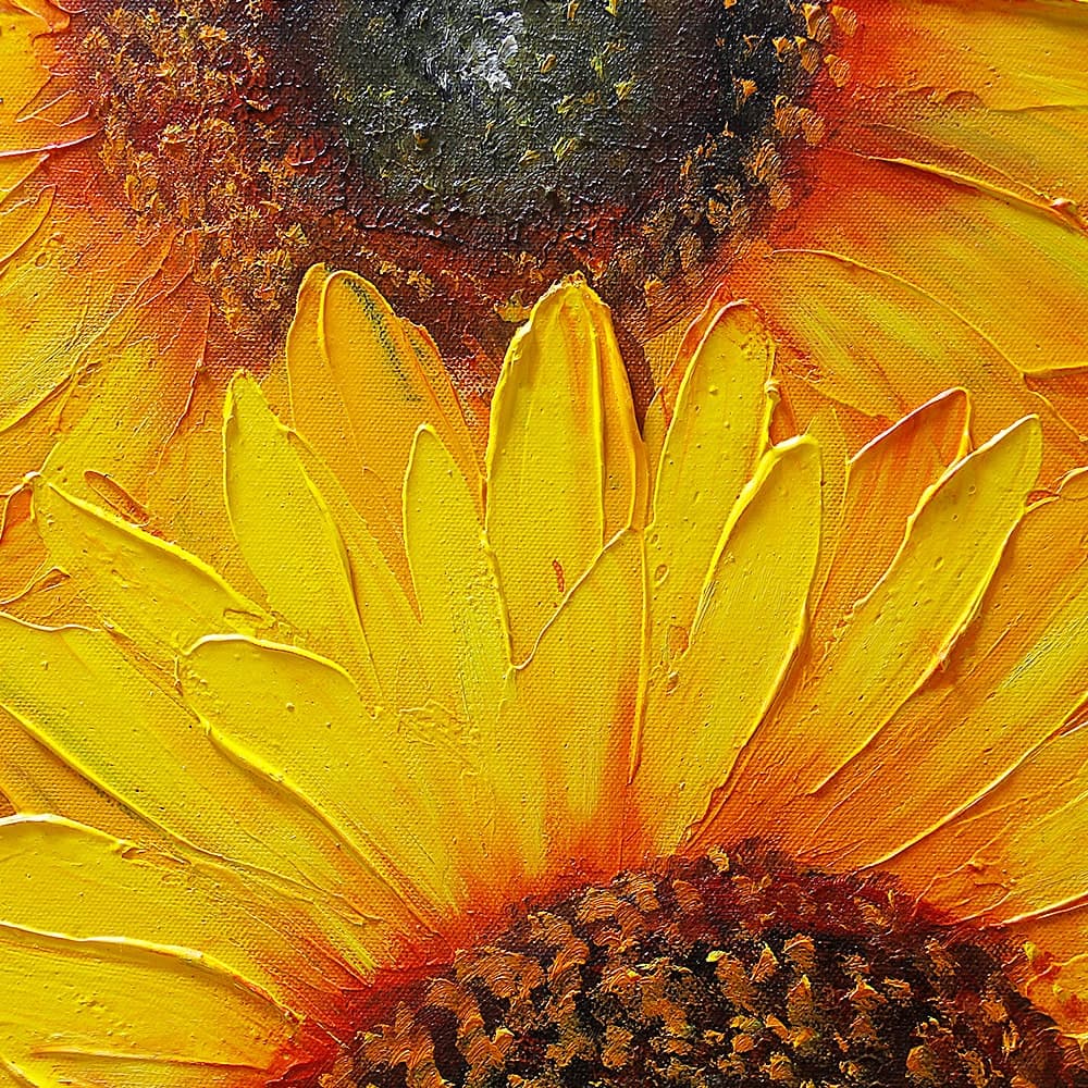 Sunflower Triptych Close-Up image 4