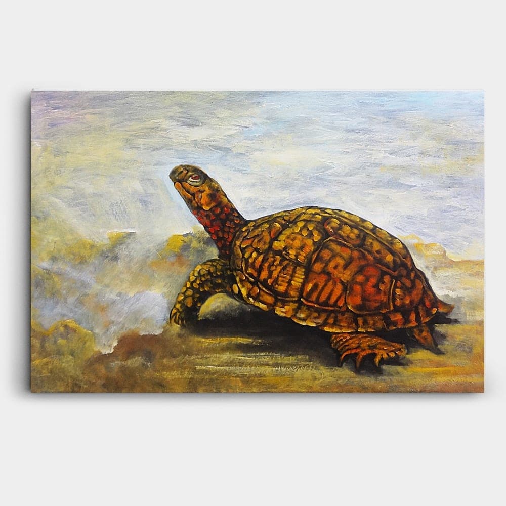 Turtle Oil Painting