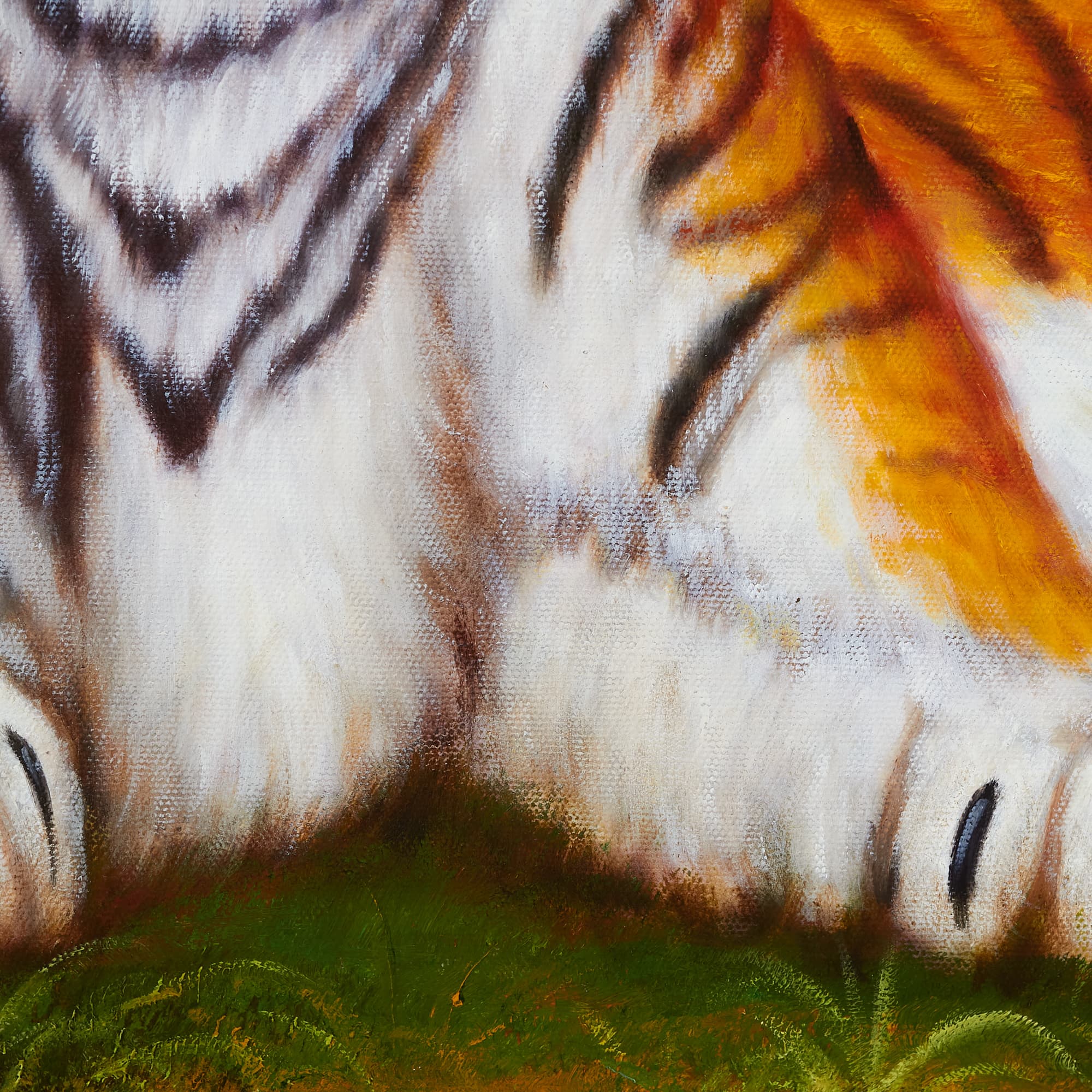 Tiger and Cubs by the Forest Stream image 5