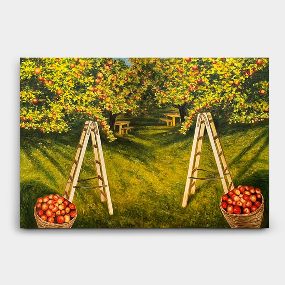 사과 그림 (100X70CM)