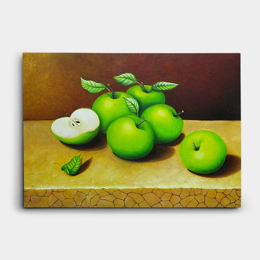 청사과 (푸른 사과) 그림 70X50CM